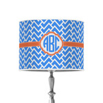 Zigzag 8" Drum Lamp Shade - Poly-film (Personalized)