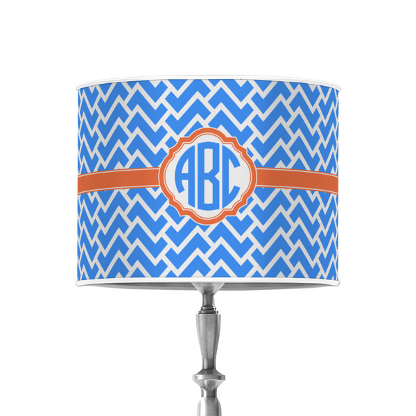 Custom Zigzag 8" Drum Lamp Shade - Poly-film (Personalized)