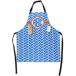 Zigzag Apron With Pockets w/ Monogram