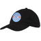Zigzag Baseball Cap - Black (Personalized)