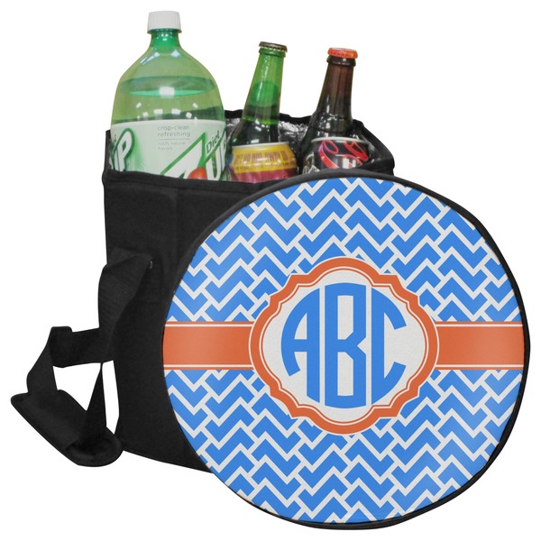 Custom Zigzag Collapsible Cooler & Seat (Personalized)