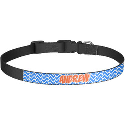 Zigzag Dog Collar - Large (Personalized)