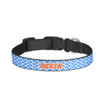 Zigzag Dog Collar - Small (Personalized)