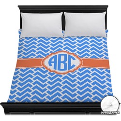 Zigzag Duvet Cover - Full / Queen (Personalized)