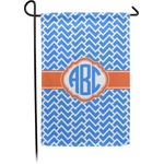 Zigzag Small Garden Flag - Double Sided w/ Monograms