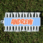 Zigzag Golf Tees & Ball Markers Set (Personalized)