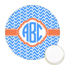 Zigzag Printed Cookie Topper - 2.5" (Personalized)