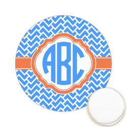 Zigzag Printed Cookie Topper - 2.15" (Personalized)