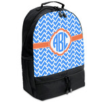 Zigzag Backpacks - Black (Personalized)