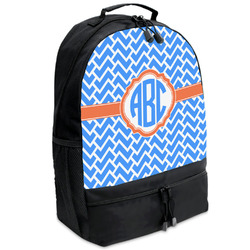 Zigzag Backpacks - Black (Personalized)