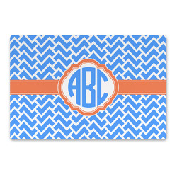 Zigzag Large Rectangle Car Magnet (Personalized)