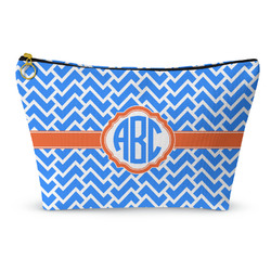 Zigzag Makeup Bag - Small - 8.5"x4.5" (Personalized)