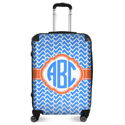 Zigzag Suitcase - 24" Medium - Checked (Personalized)