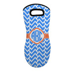 Zigzag Neoprene Oven Mitt w/ Monograms