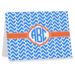 Zigzag Note cards (Personalized)