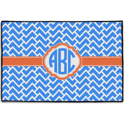 Zigzag Door Mat - 36"x24" (Personalized)