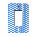 Zigzag Rocker Style Light Switch Cover - Single Switch