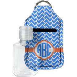 Zigzag Hand Sanitizer & Keychain Holder - Small (Personalized)