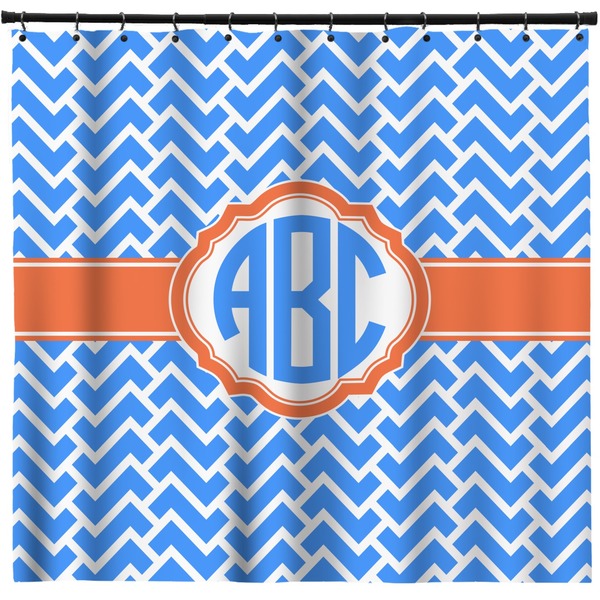 Custom Zigzag Shower Curtain (Personalized)