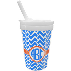 Zigzag Sippy Cup with Straw (Personalized)
