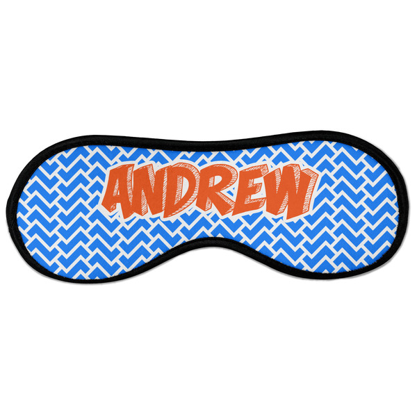 Custom Zigzag Sleeping Eye Masks - Large (Personalized)