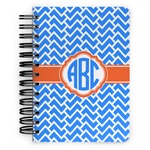 Zigzag Spiral Notebook - 5x7 w/ Monogram