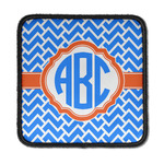 Zigzag Iron On Square Patch w/ Monogram