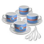 Zigzag Tea Cup - Set of 4 (Personalized)