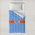 Zigzag Toddler Duvet Cover w/ Monogram