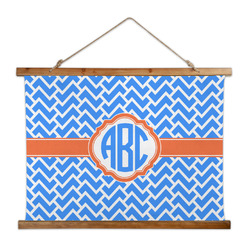 Zigzag Wall Hanging Tapestry - Wide (Personalized)