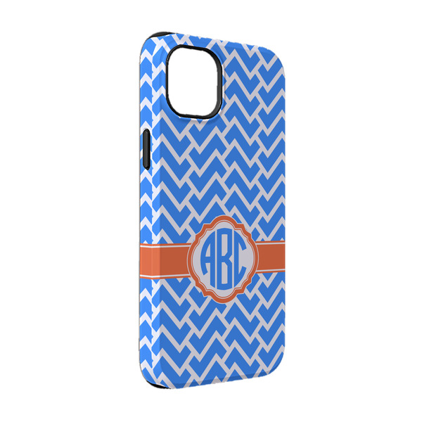 Custom Zigzag iPhone Case - Rubber Lined - iPhone 14 Pro (Personalized)