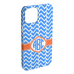 Zigzag iPhone Case - Plastic - iPhone 15 Plus (Personalized)