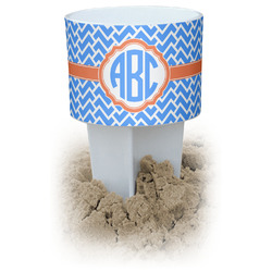 Zigzag White Beach Spiker Drink Holder (Personalized)