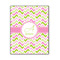 Pink & Green Geometric 11x14 Wood Print - Front View