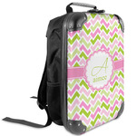 Pink & Green Geometric Kids Hard Shell Backpack (Personalized)