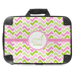 Pink & Green Geometric Hard Shell Briefcase - 18" (Personalized)