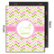 Pink & Green Geometric 20x24 Wood Print - Front & Back View