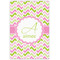 Pink & Green Geometric 20x30 - Canvas Print - Front View