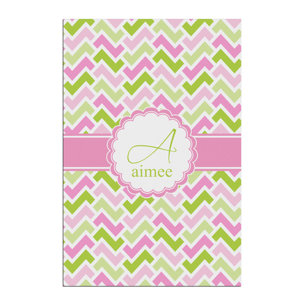 Custom Pink & Green Geometric Posters - Matte - 20x30 (Personalized)