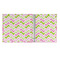 Pink & Green Geometric 3 Ring Binders - Full Wrap - 1" - OPEN INSIDE