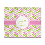 Pink & Green Geometric 8' x 10' Indoor Area Rug (Personalized)