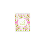 Pink & Green Geometric Canvas Print - 8x10 (Personalized)