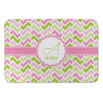 Pink & Green Geometric Anti-Fatigue Kitchen Mat (Personalized)