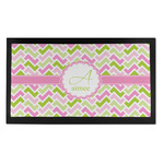 Pink & Green Geometric Bar Mat - Small (Personalized)