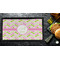 Pink & Green Geometric Bar Mat - Small - LIFESTYLE