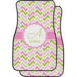 Pink & Green Geometric Car Floor Mats (Personalized)