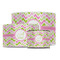 Pink & Green Geometric Drum Lampshades - MAIN