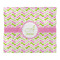 Pink & Green Geometric Duvet Cover - King - Front