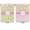 Pink & Green Geometric Garden Flags - Large - Double Sided - APPROVAL