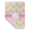 Pink & Green Geometric Garden Flags - Large - Double Sided - FRONT FOLDED